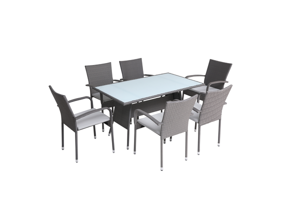 JUEE M19 1+6 OUTDOOR DINING SET